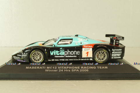 Maserati MC12 #1 winner 24 Hrs SPA 2006, Vitaphone Racing team, IXO 1:43