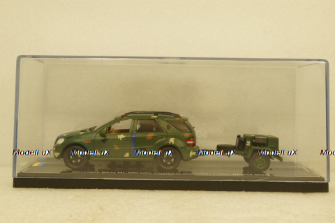 Mercedes ML500 W164 2005 with generator trailer, Ukraine Territorial Forces (Odessa 2022), TruckTyr 1:43