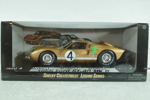 Ford GT-40 MK II #4 24h LeMans 1966 Hawkins, Donohue, Shelby Collectibles 1:18