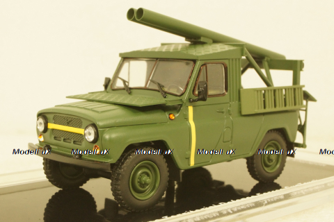 УАЗ-31512 "Град" Ukraine Territorial Defense Forces Gun truck (Mykolaiv 2022), TruckTyr 1:43