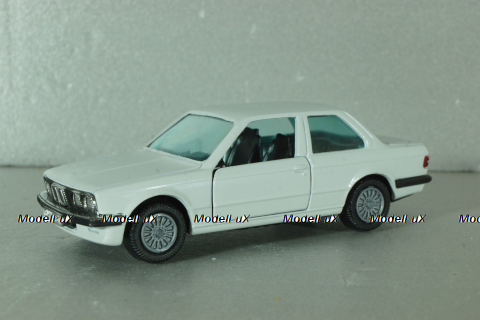 BMW 323i (E30) coupe, white, 1166, GAMA 1:43