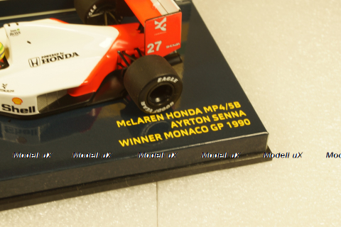 McLaren MP4/5B 27 Winner F1 Monaco 1990 Ayrton Senna, 547904127, Minichamps 1:43