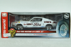 Ford Mustang S/S Cobra Jet 1968, Drag Racing Hubert Platt,  AutoWorld 1 :18 