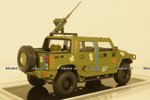 Hummer H2 SUT Ukraine Territorial Defense Forces Gun truck (Odessa 2022), TruckTyr 1:43