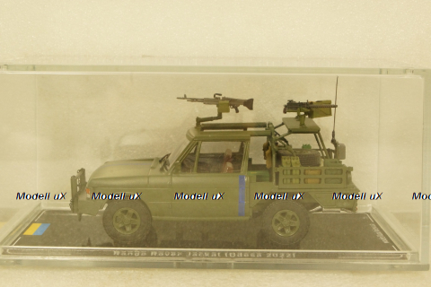 Range Rover Jackal Ukraine Territorial Defense Forces Gun truck (Odessa 2022), TruckTyr 1:43