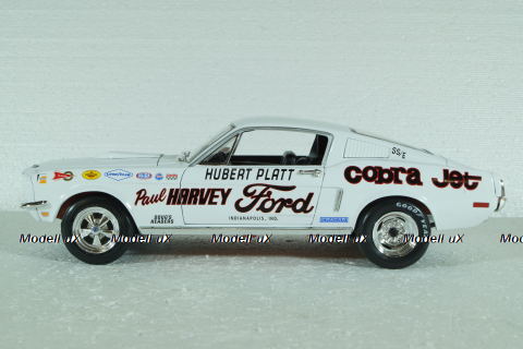 Ford Mustang S/S Cobra Jet 1968, Drag Racing Hubert Platt,  AutoWorld 1 :18 