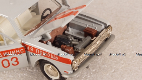 Газ-2402 Волга Скорая медицинская помощь, Тантал/Радон 1:43 