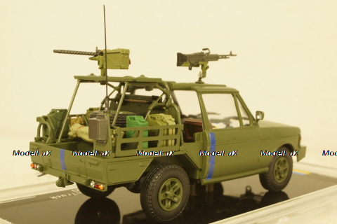 Range Rover Jackal Ukraine Territorial Defense Forces Gun truck (Odessa 2022), TruckTyr 1:43
