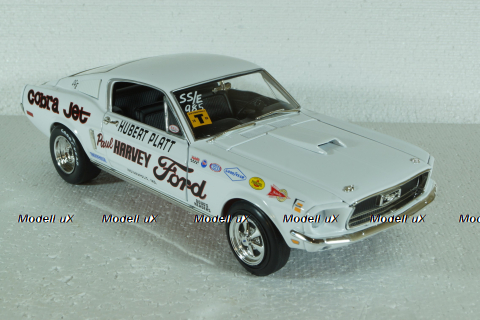 Ford Mustang S/S Cobra Jet 1968, Drag Racing Hubert Platt,  AutoWorld 1 :18 