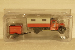 Robur Garant 30k Telonato Feuerwehr With Tanker, Altaya 1:43