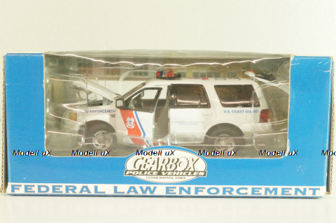 Ford Expedition Police U.S Coast Guard 2003, white, 176316, Gearbox 1:43