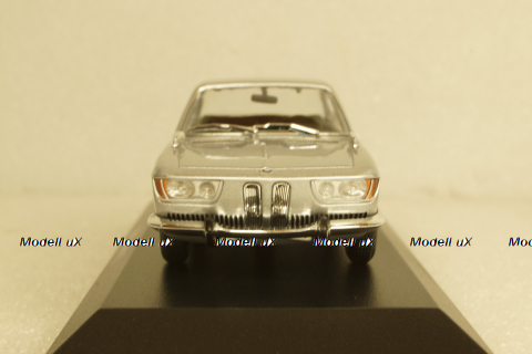 BMW 2000 CS Coupe 1967 silver, 940025081, Maxichamps 1:43