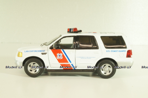 Ford Expedition Police U.S Coast Guard 2003, white, 176316, Gearbox 1:43