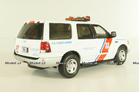 Ford Expedition Police U.S Coast Guard 2003, white, 176316, Gearbox 1:43