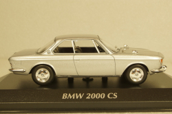 BMW 2000 CS Coupe 1967 silver, 940025081, Maxichamps 1:43