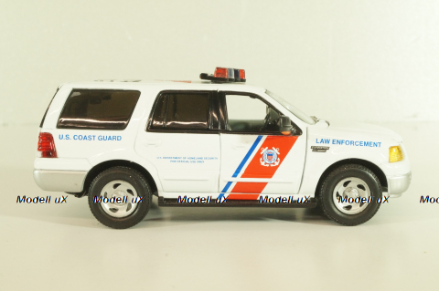 Ford Expedition Police U.S Coast Guard 2003, white, 176316, Gearbox 1:43