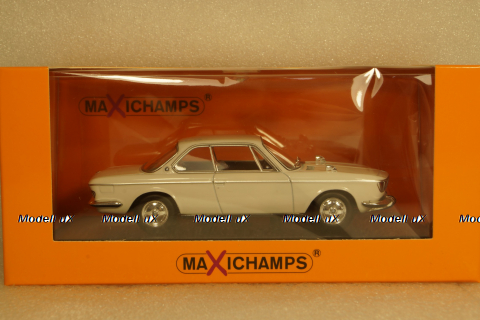 BMW 2000 CS Coupe 1967 white, 940025080, Maxichamps 1:43