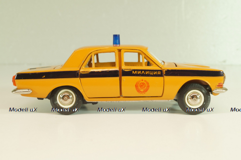Газ-24 Волга, милиция, 1989г., Тантал/Радон 1:43