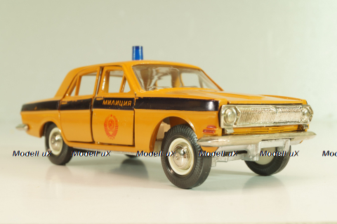 Газ-24 Волга, милиция, 1989г., Тантал/Радон 1:43