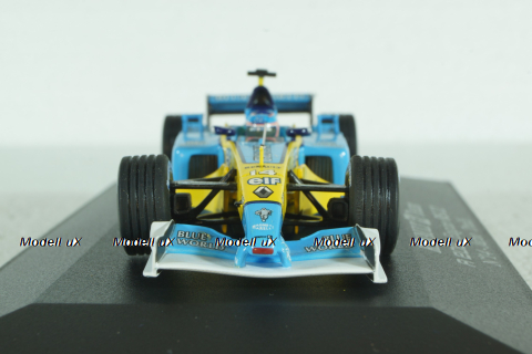 Renault F1 R 202 RS22 2002 J.Trulli St.Nr.14 "Blue World", Universal Hobbies 1:43