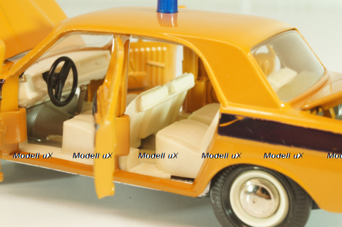 Газ-24 Волга, милиция, 1989г., Тантал/Радон 1:43