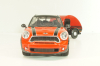Mini Cooper S Countryman with camper 2010, red/black, 79761, MotorMax 1:24