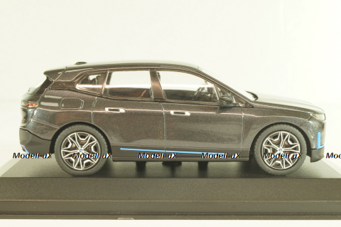 BMW IX 2023, grey metallic, 410024300, Minichamps 1:43