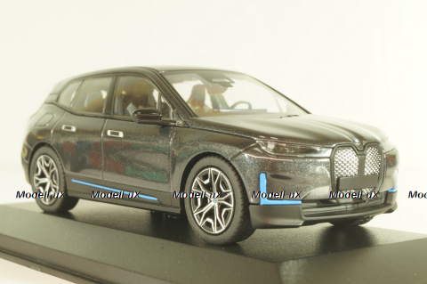 BMW IX 2023, grey metallic, 410024300, Minichamps 1:43