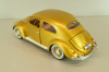 Volkswagen Beetle 1955 1000000th, gold, Burago 1:18