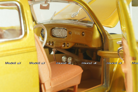 Volkswagen Beetle 1955 1000000th, gold, Burago 1:18