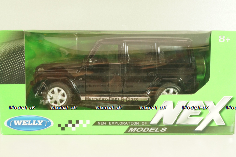 Mercedes G 500 (W463) 2015, black, 24012W, Welly 1:24