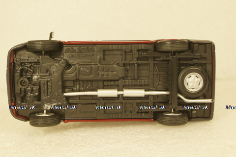 Ford Transit Tourneo Kombi 2001, dark red metallic, Minichamps  1:43