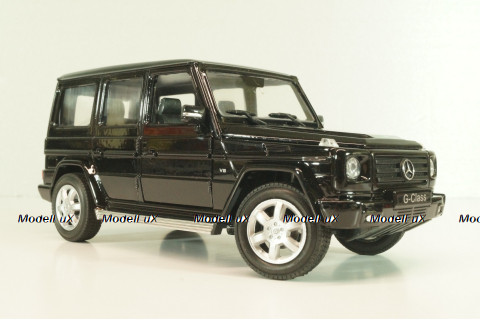 Mercedes G 500 (W463) 2015, black, 24012W, Welly 1:24