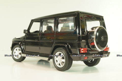Mercedes G 500 (W463) 2015, black, 24012W, Welly 1:24