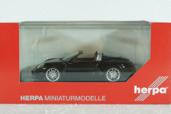 Porsche 911 (991) Targa 4S black, 2015, Herpa 1:43