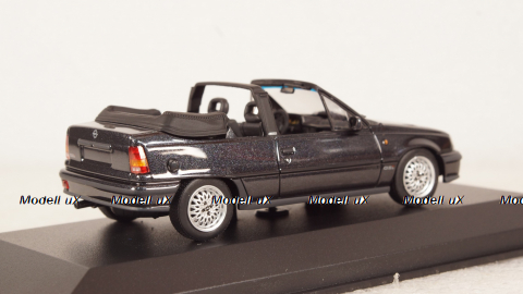 Opel Kadett E GSi Convertible 1989 blackmetallic, Minichamps 1:43