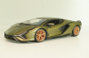 Lamborghini Sian FKP 37, matt olivee, Burago 1:24