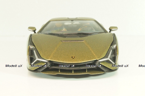 Lamborghini Sian FKP 37, matt olivee, Burago 1:24