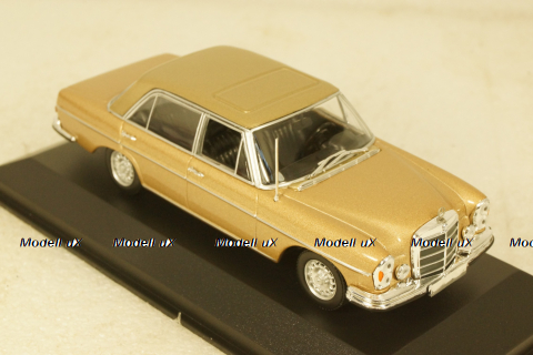 Mercedes 300 SEL 6.3 W109 1968, gold metallic,  943039104, Minichamps 1:43