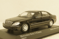 Mercedes S-Klasse W220 1998 black, 943036203, Minichamps 1:43