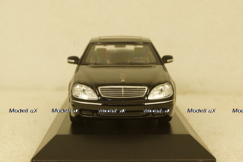 Mercedes S-Klasse W220 1998 black, 943036203, Minichamps 1:43
