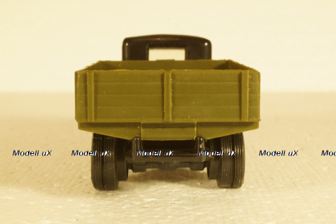 ГАЗ-АА, черный/хаки,з-д Двигатель 1:43 