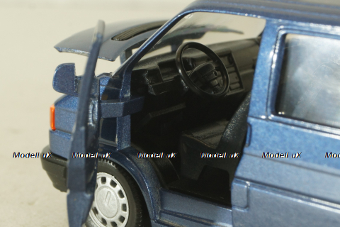Volkswagen Caravella 1990, blue, Schabak 1:43