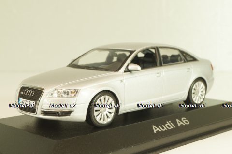 Audi A6 (C6) Quattro 3,2 sedan 2004, silver, 400013000, Minichamps 1:43 Уценка!