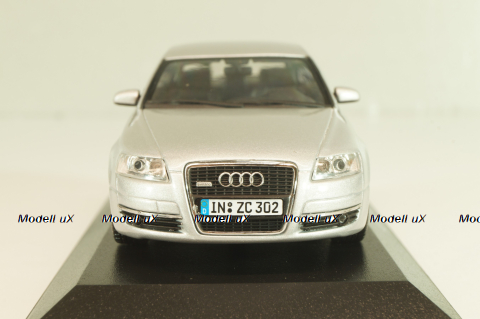 Audi A6 (C6) Quattro 3,2 sedan 2004, silver, 400013000, Minichamps 1:43 Уценка!