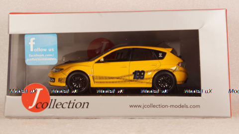 Subaru Impreza WRX STI Pastrana 199 2009 yellow, JC276, J-Collection 1:43