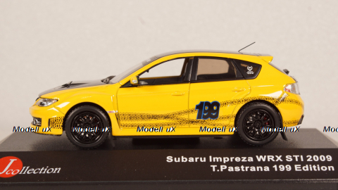 Subaru Impreza WRX STI Pastrana 199 2009 yellow, JC276, J-Collection 1:43