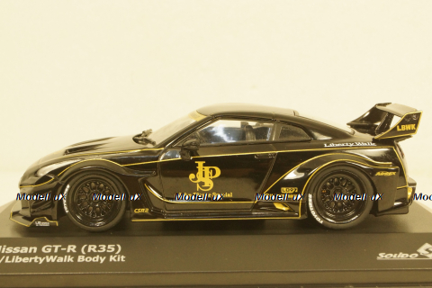Nissan GT-R (R35) LB Silhouette JPS Black, SL4311201, Solido 1:43