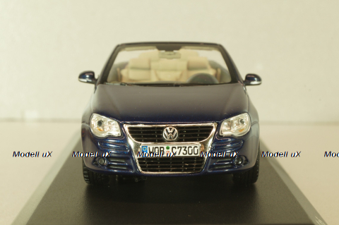 Volkswagen EOS Cabriolet 2006, blue, 1F0099300D5Q, Norev 1:43