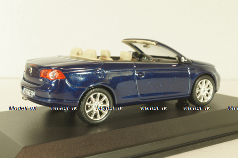 Volkswagen EOS Cabriolet 2006, blue, 1F0099300D5Q, Norev 1:43